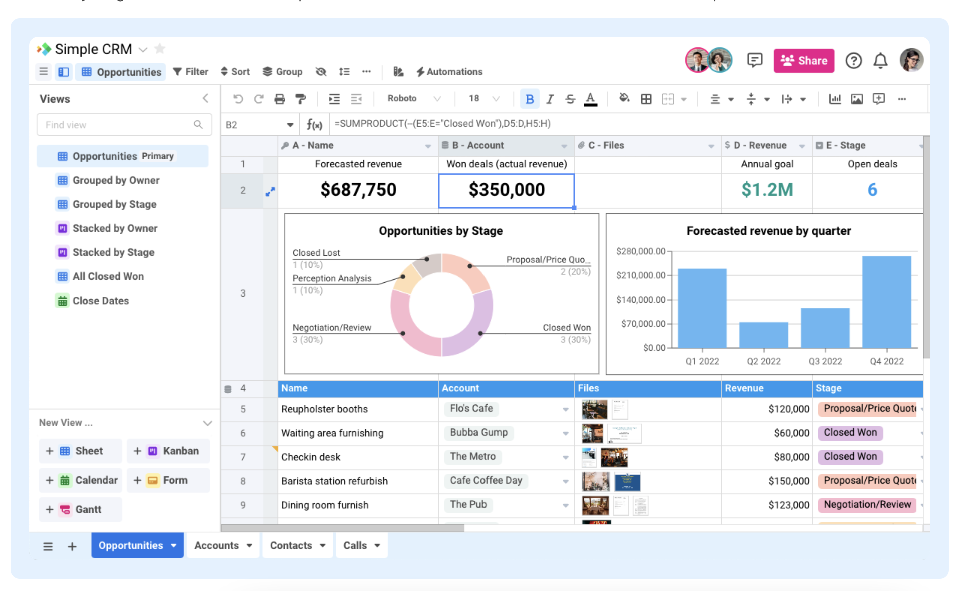 Spreadsheet.com Screenshot