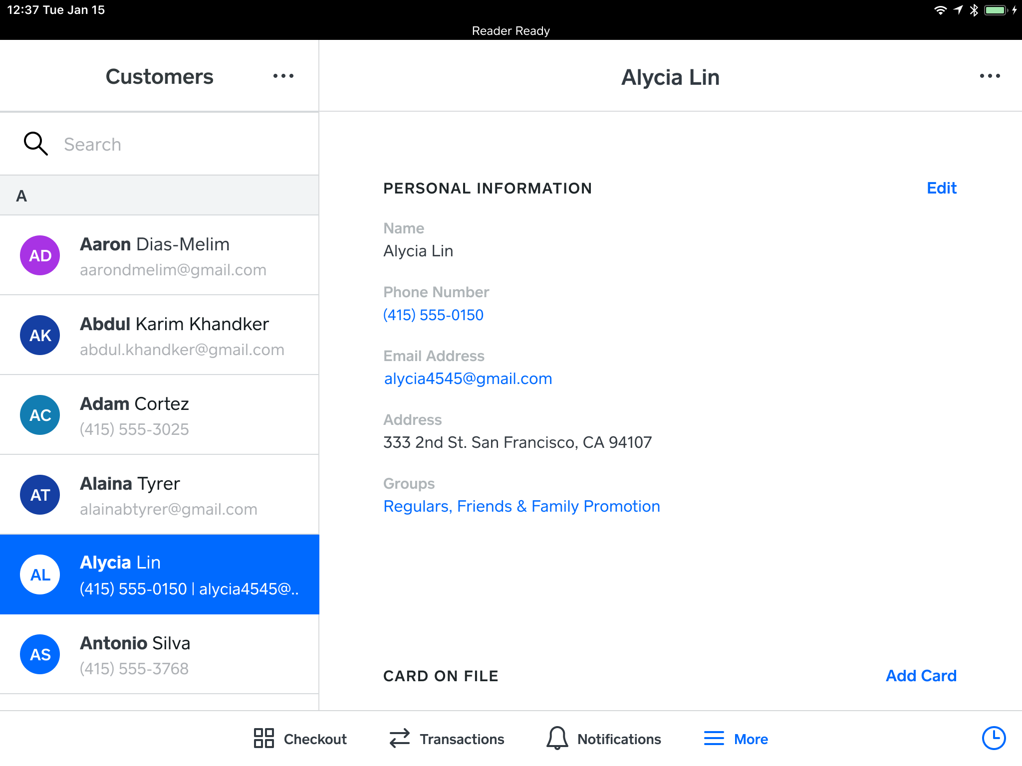 Square Point of Sale screenshot & Video