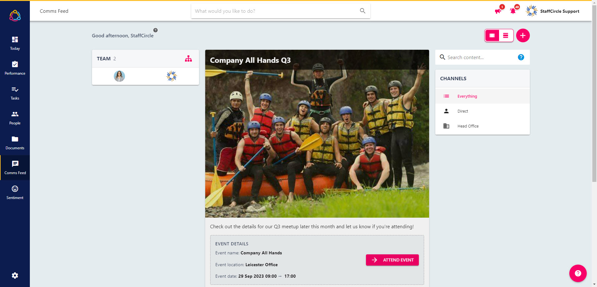 StaffCircle Screenshot