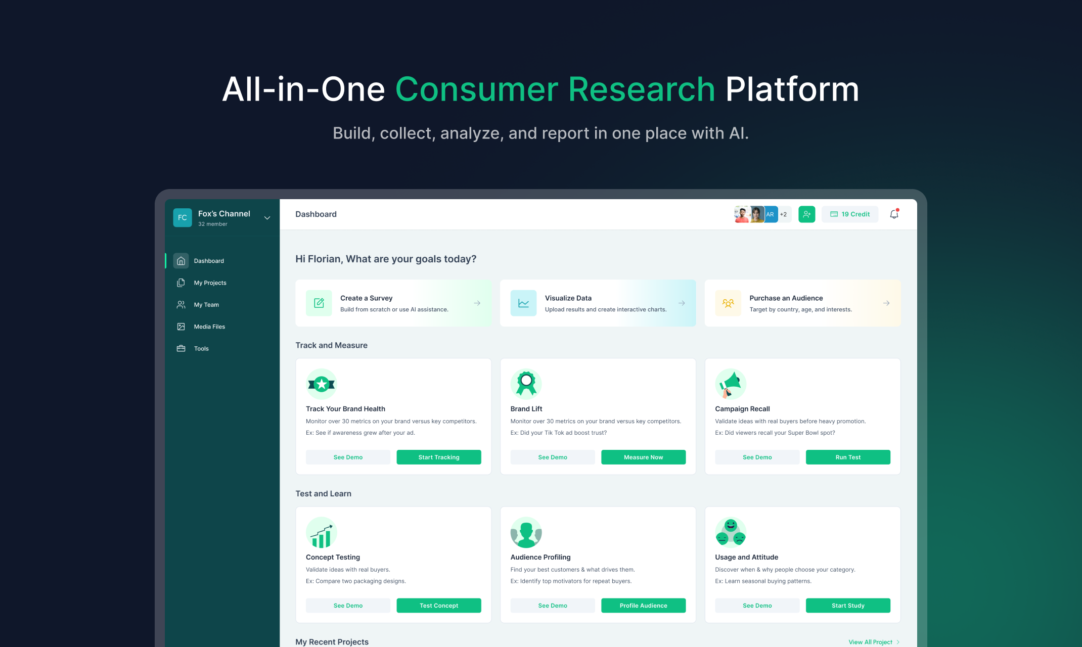 Standard Insights Screenshot