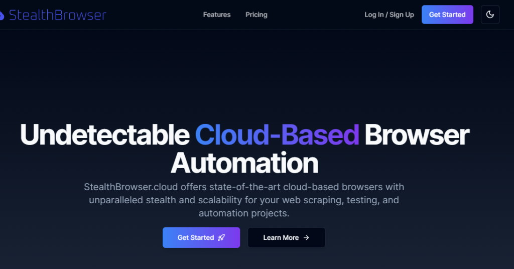 StealthBrowser Screenshot