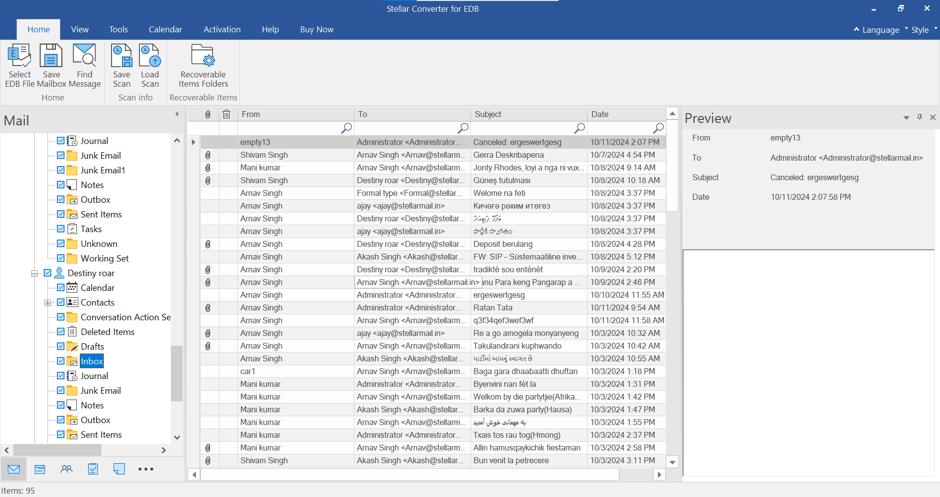 Stellar Converter for EDB Screenshot