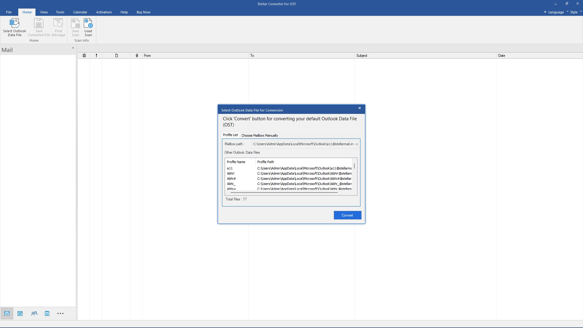 Stellar Converter for OST-Corporate Screenshot