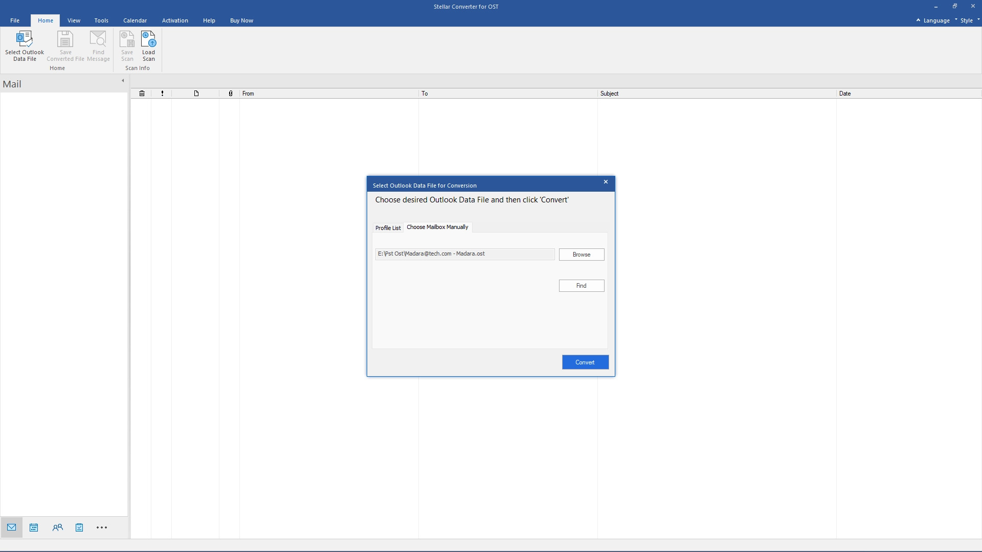 Stellar Converter for OST-Corporate Screenshot