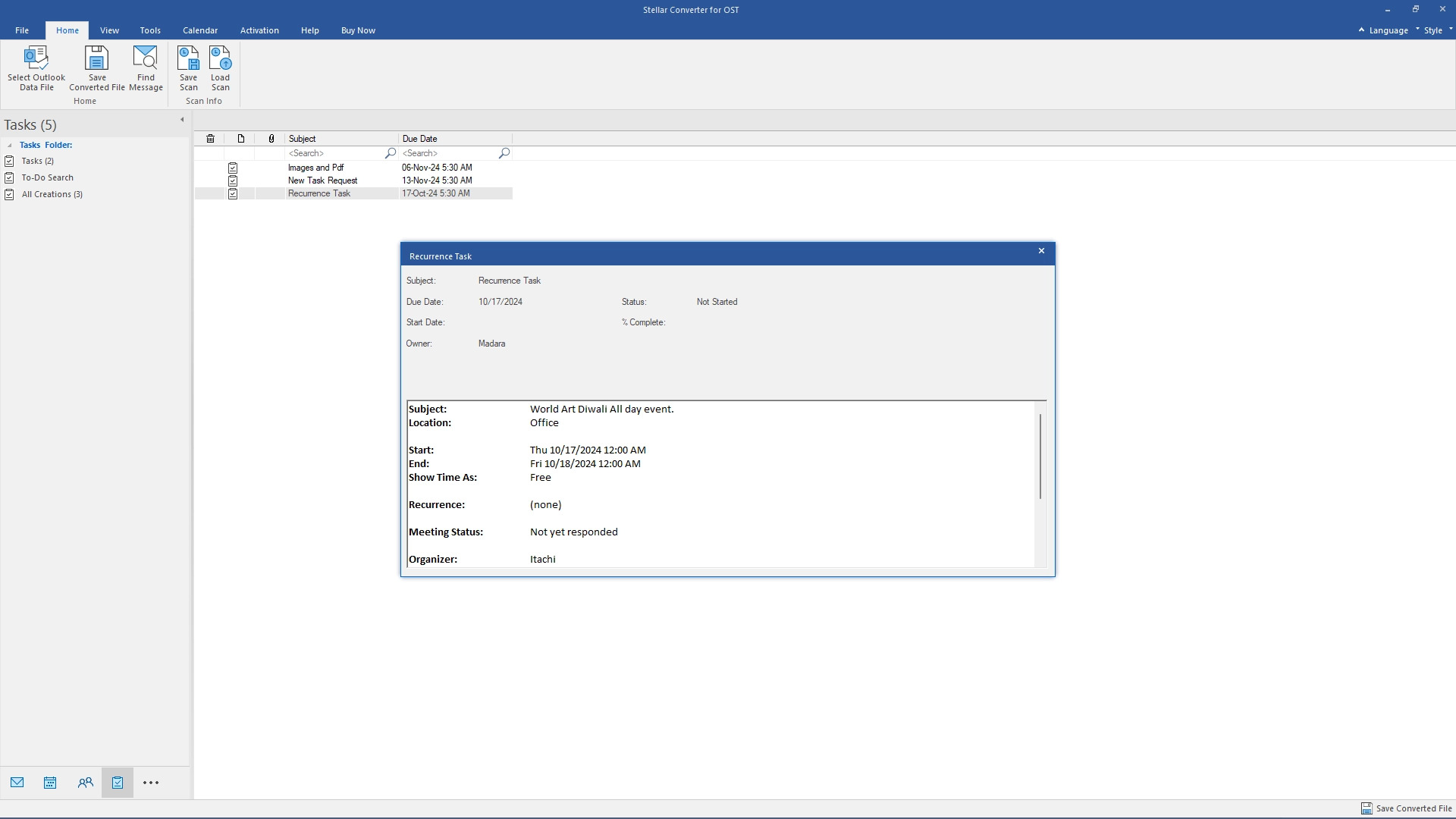 Stellar Converter for OST-Corporate Screenshot