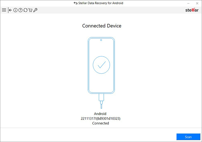 Stellar Data Recovery Android Screenshot