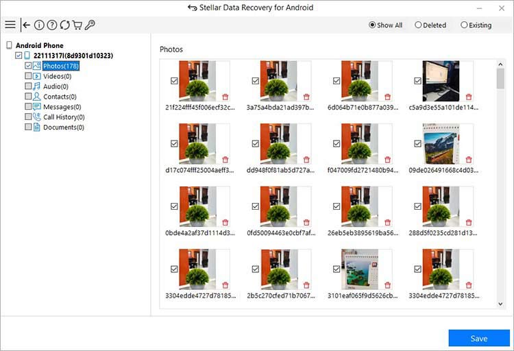 Stellar Data Recovery Android Screenshot