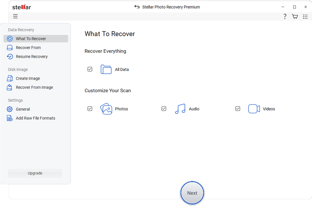Stellar Photo Recovery for Premium-Win Screenshot