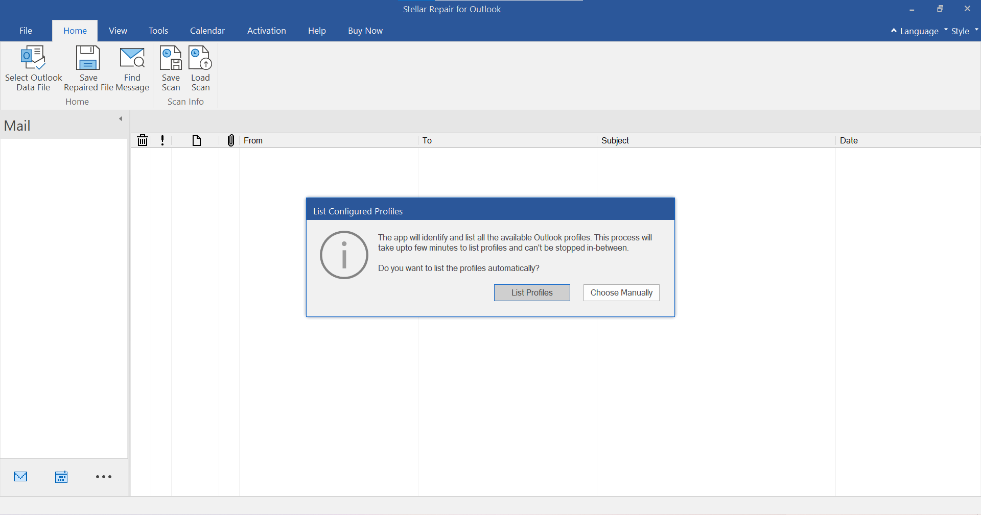 Stellar Repair for Outlook - Pro Screenshot