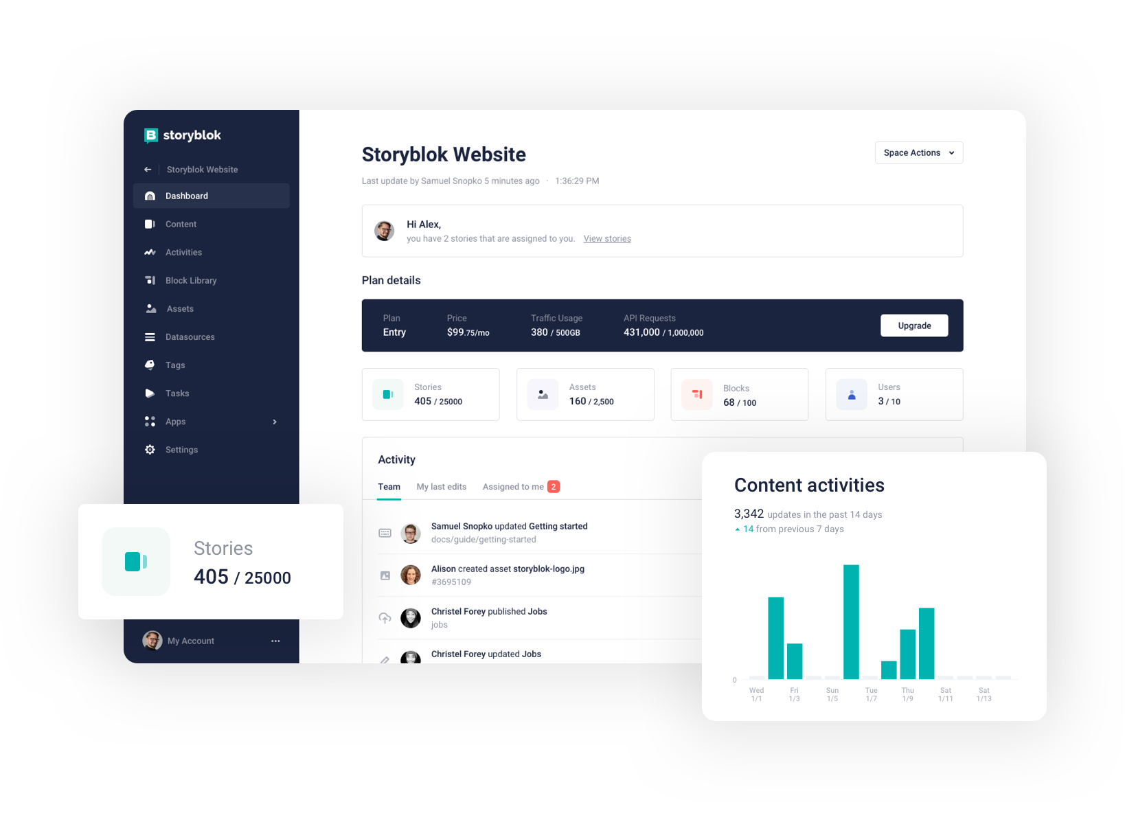 Storyblok Screenshot