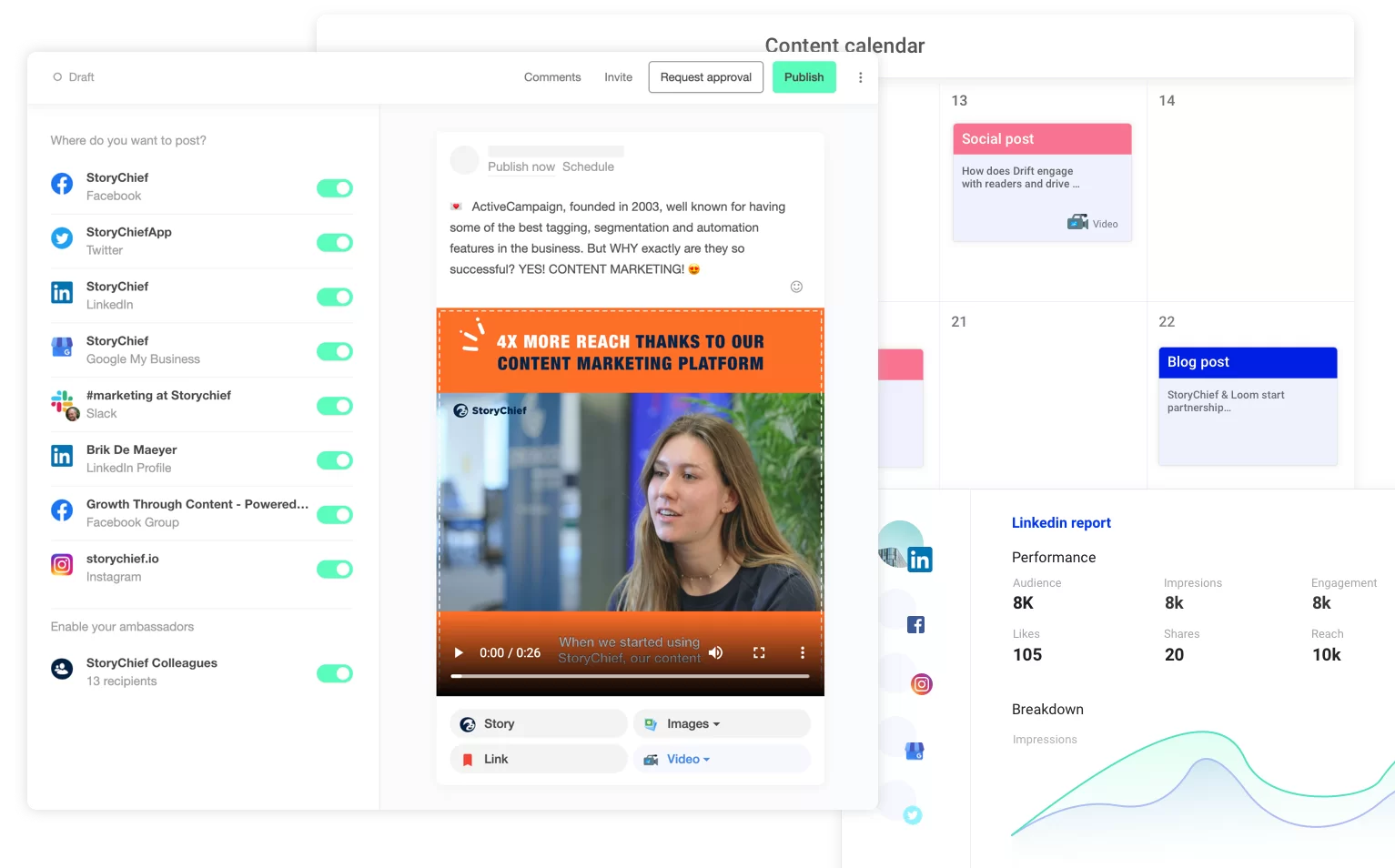 StoryChief Screenshot