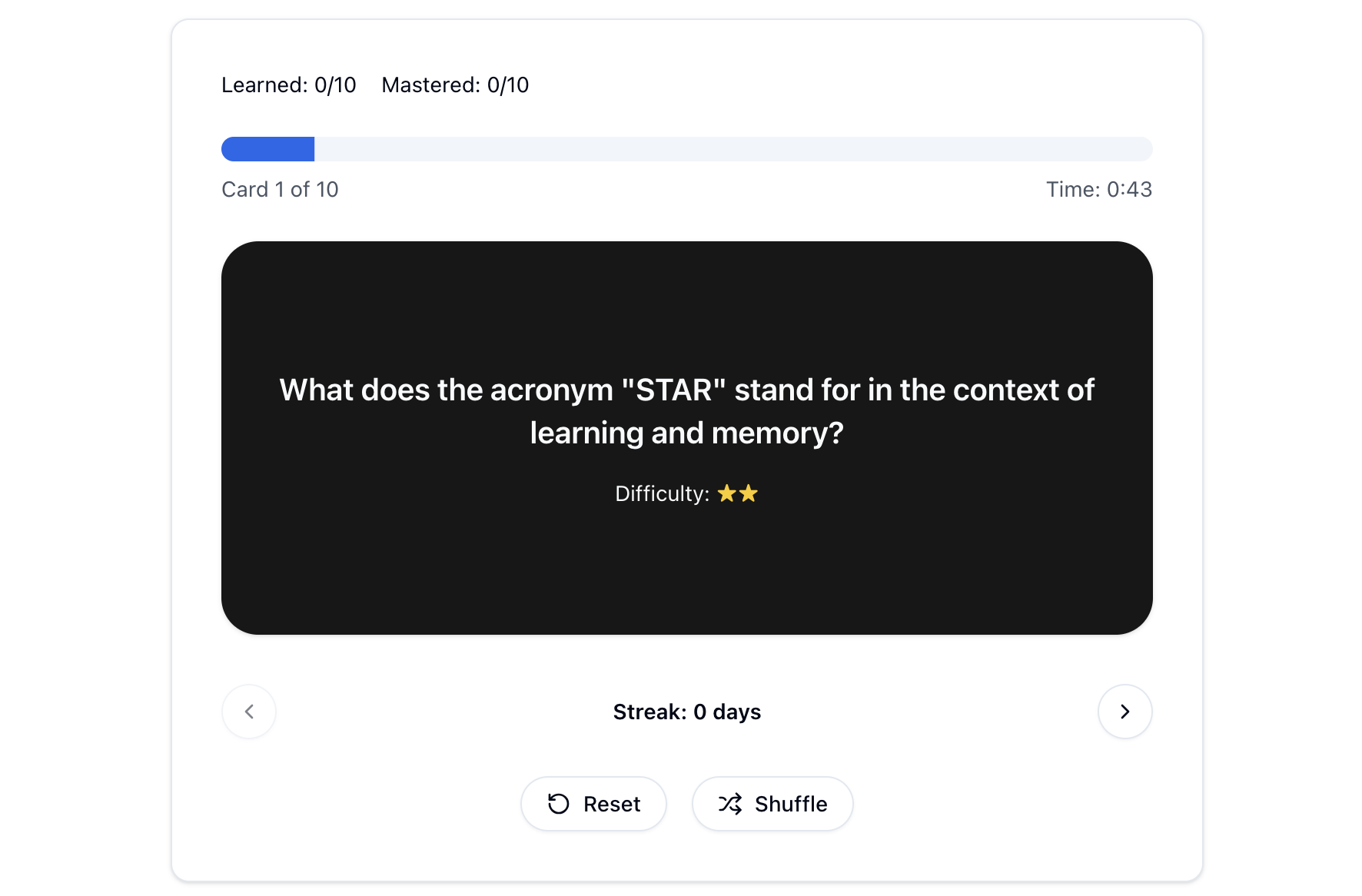 Study Guide Maker Screenshot