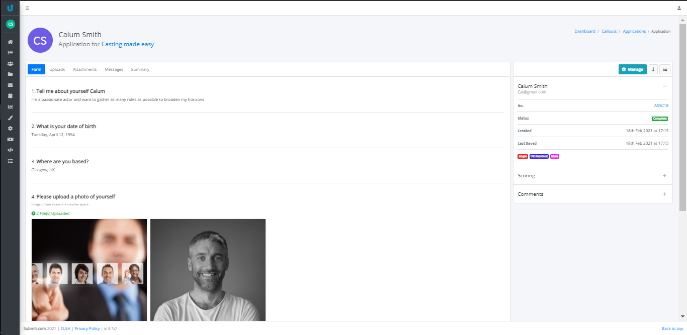 Submit.com Screenshot