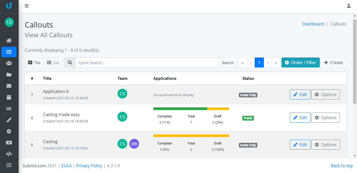 Submit.com Screenshot