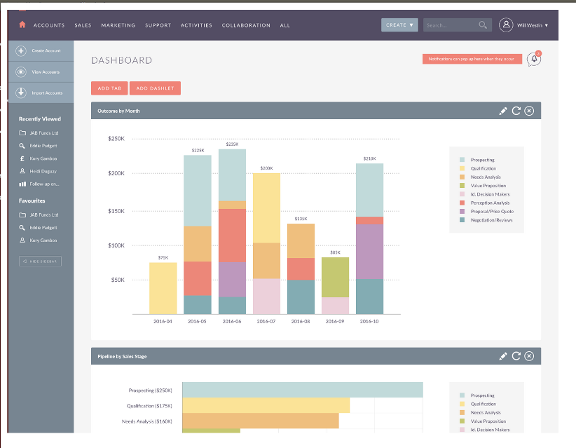 SuiteCRM Screenshot
