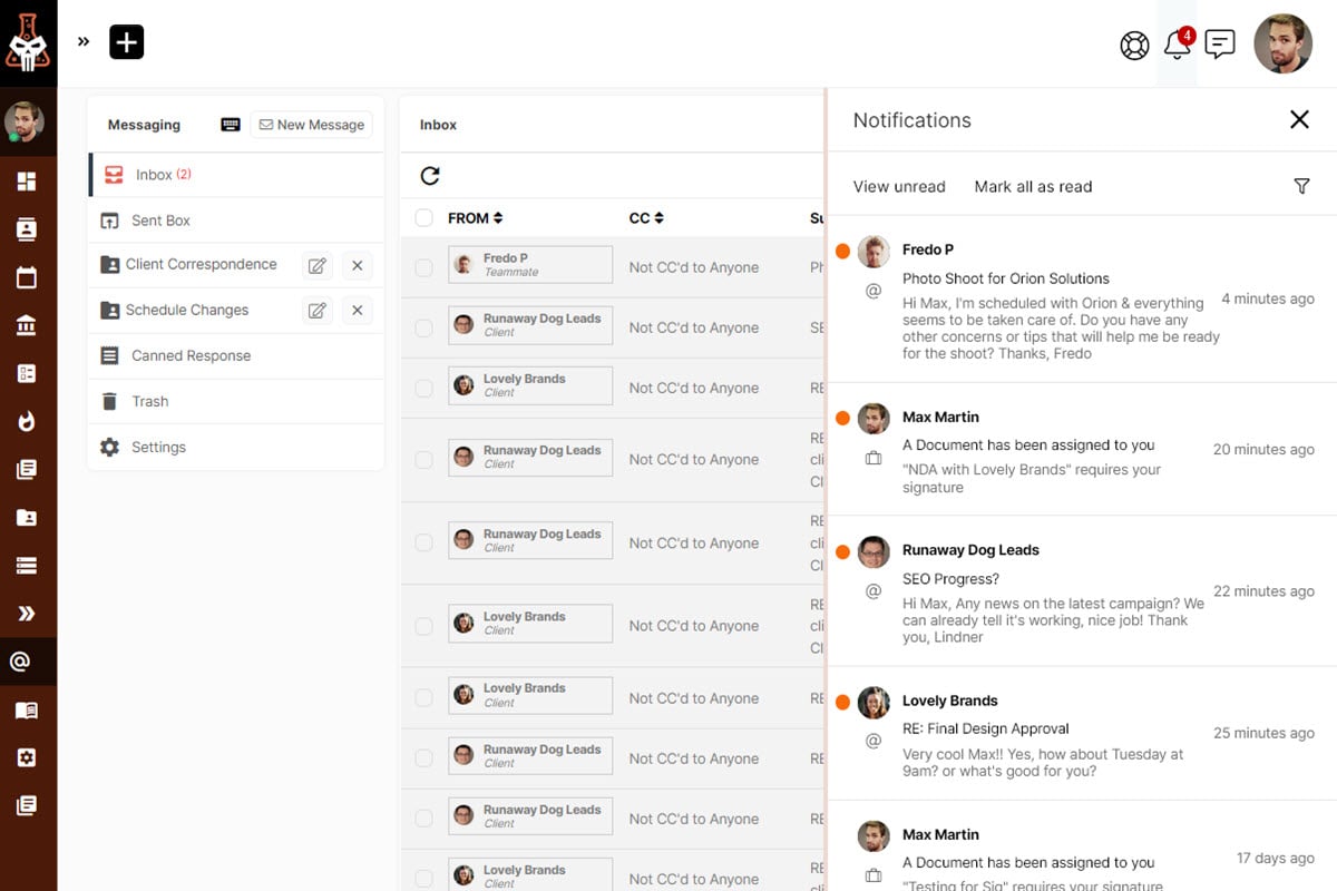 SuiteDash Screenshot