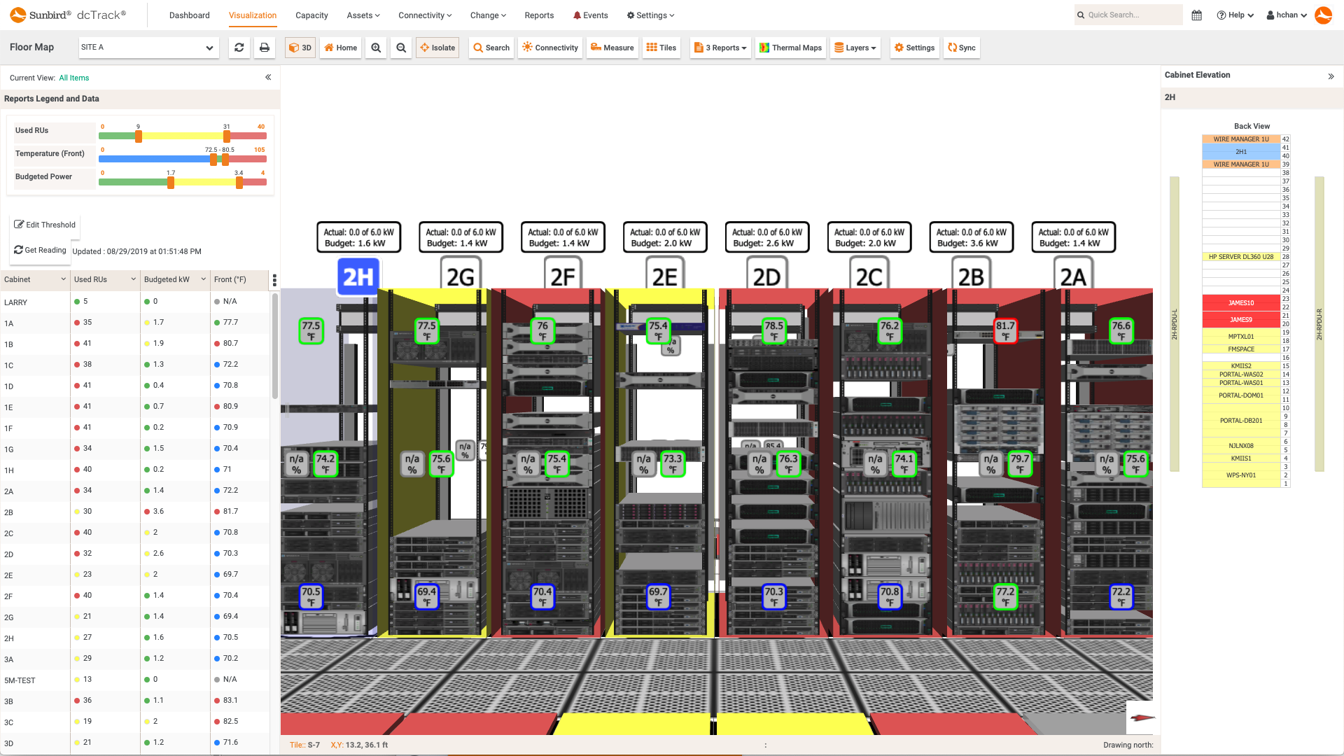 Sunbird DCIM Screenshot