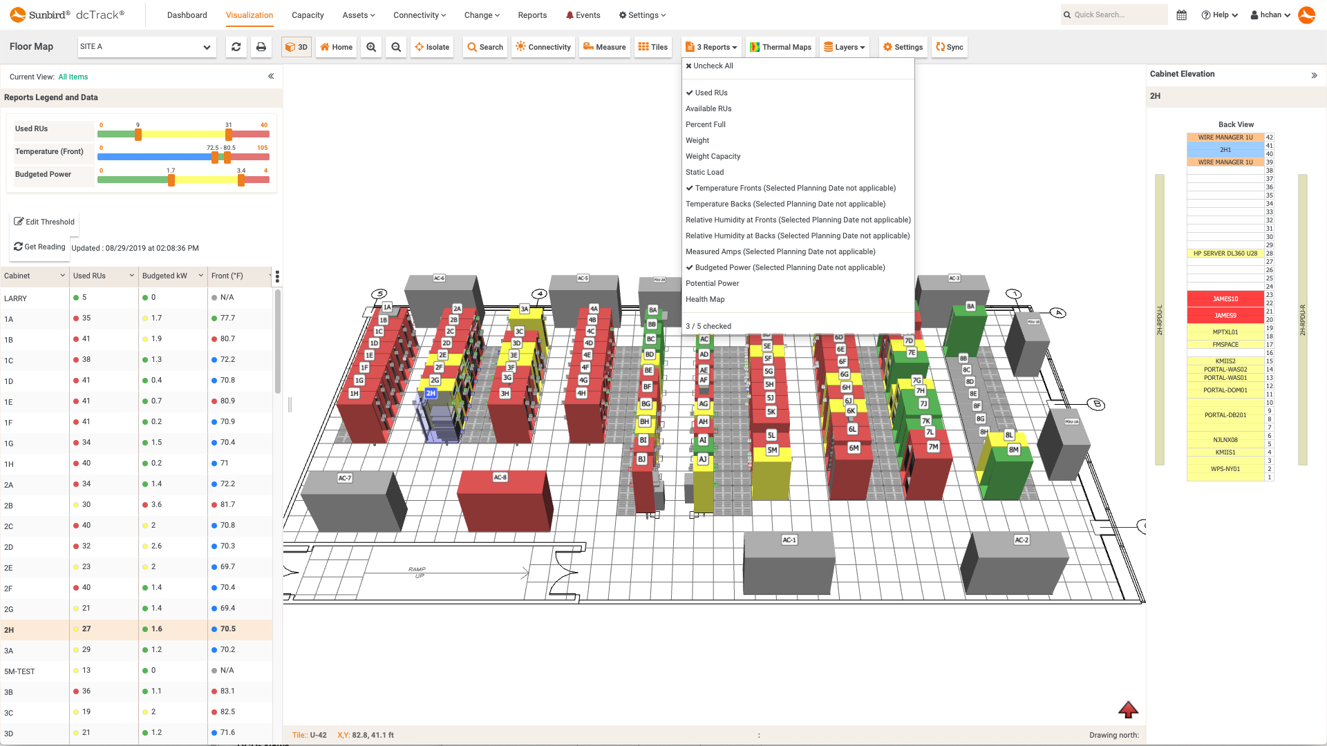 Sunbird DCIM Screenshot