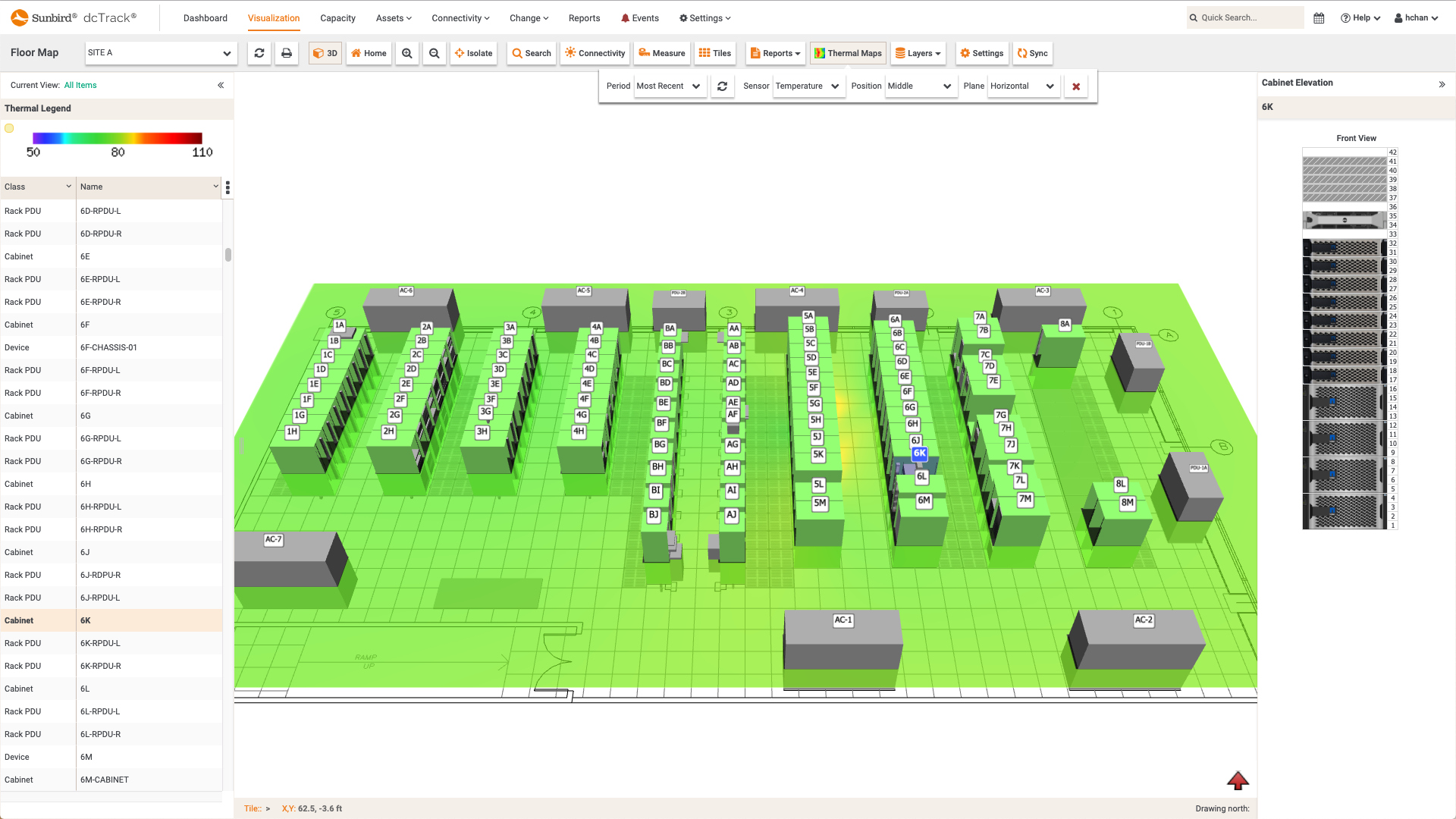 Sunbird DCIM Screenshot