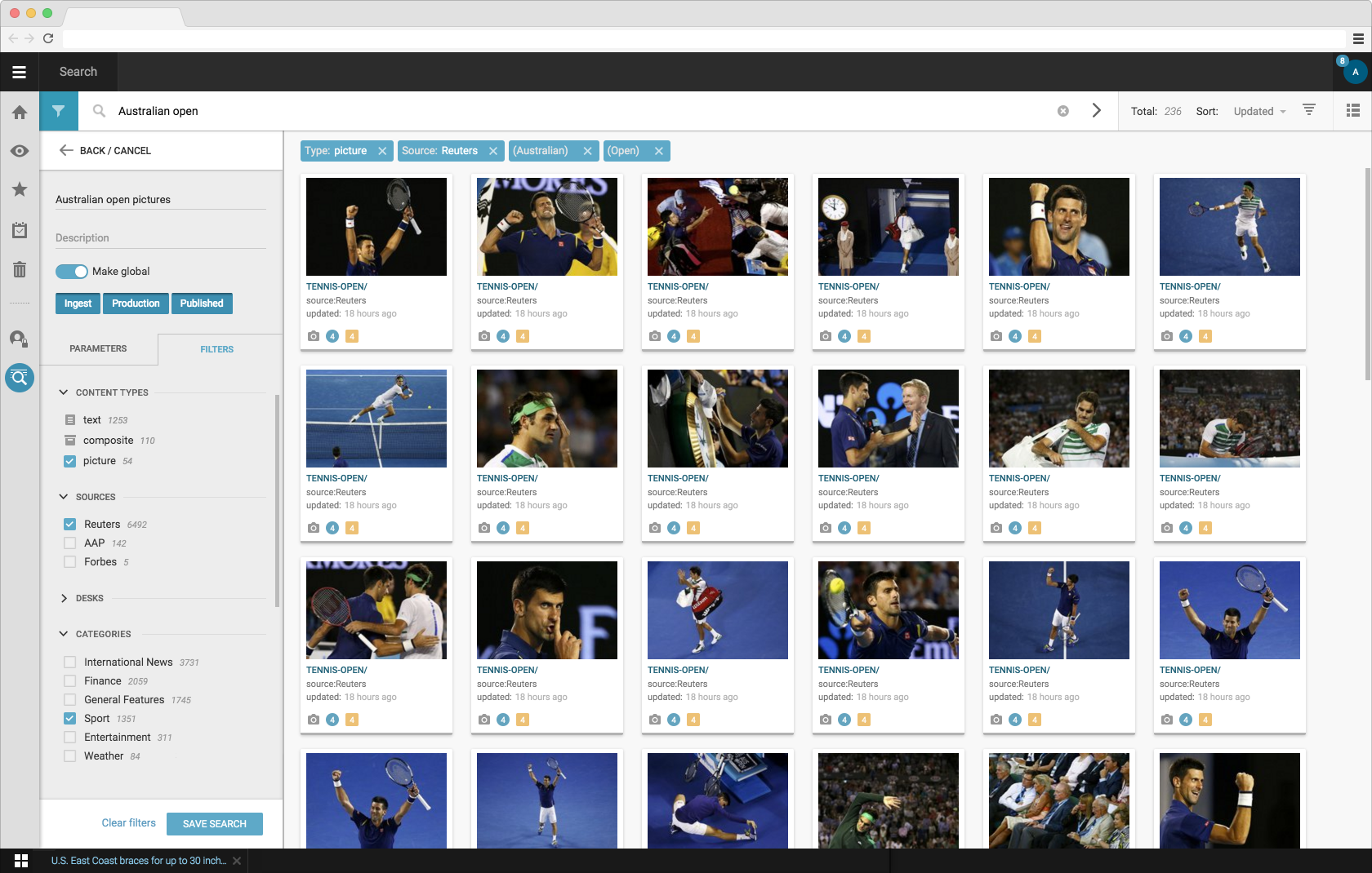 Superdesk Screenshot