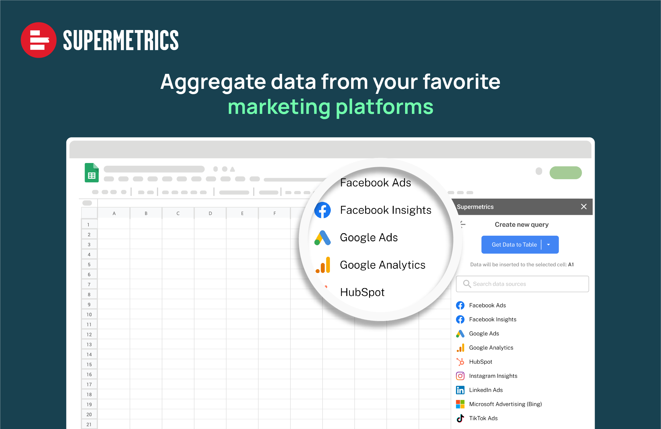 Supermetrics Screenshot
