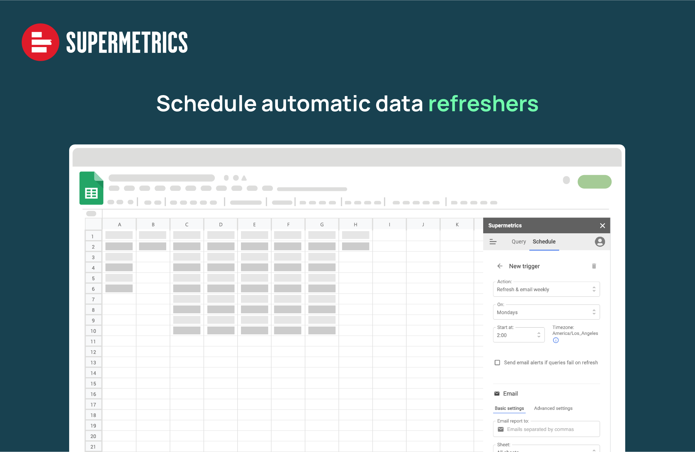 Supermetrics Screenshot