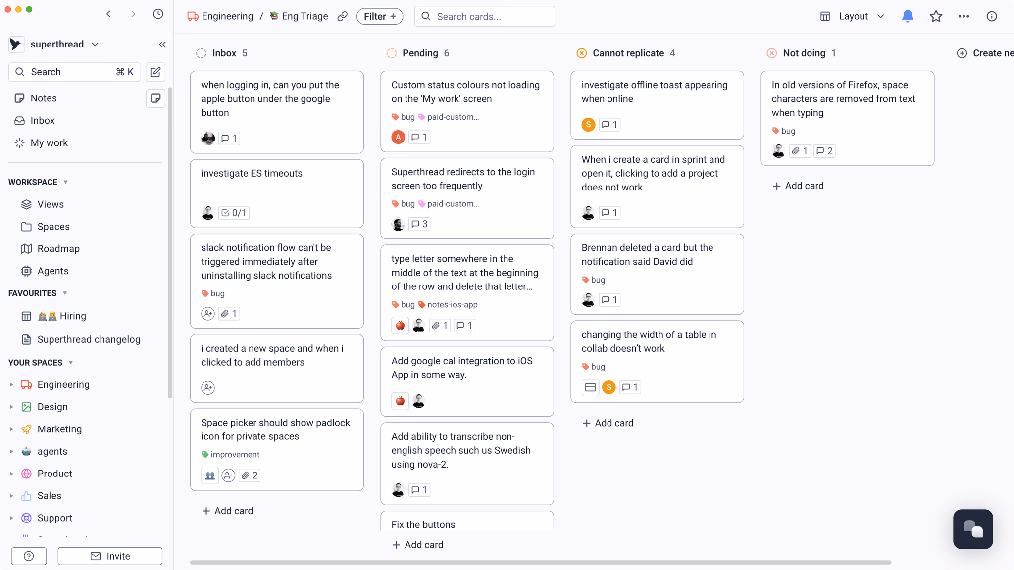 Superthread Screenshot