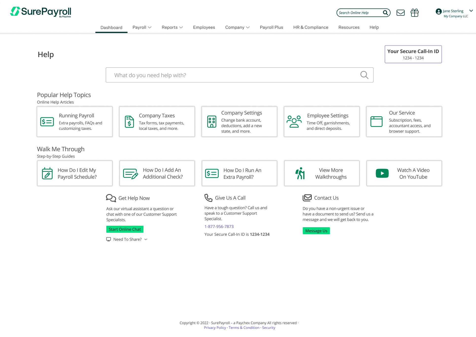 SurePayroll Screenshot