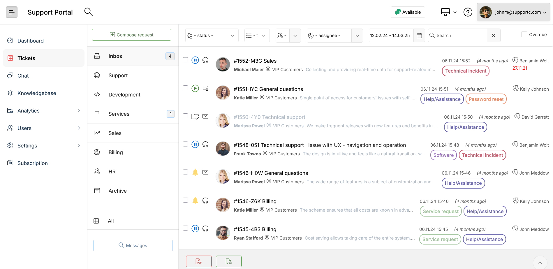 SympoQ Screenshot