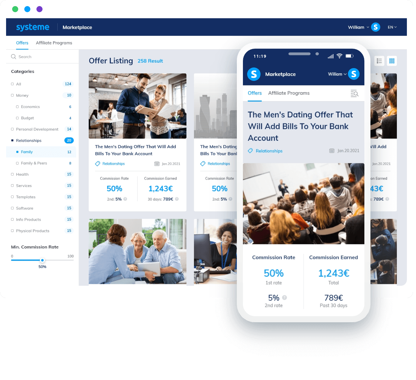 Systeme.io Screenshot