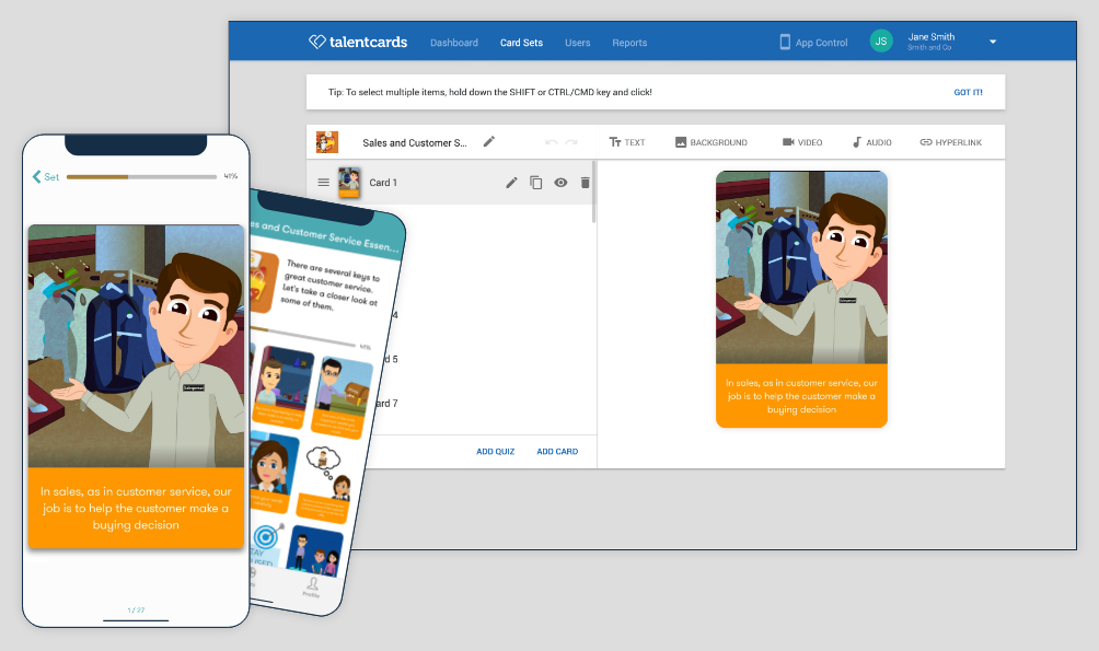TalentCards screenshot & Video