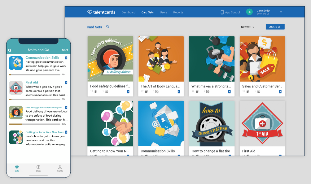 TalentCards screenshot & Video
