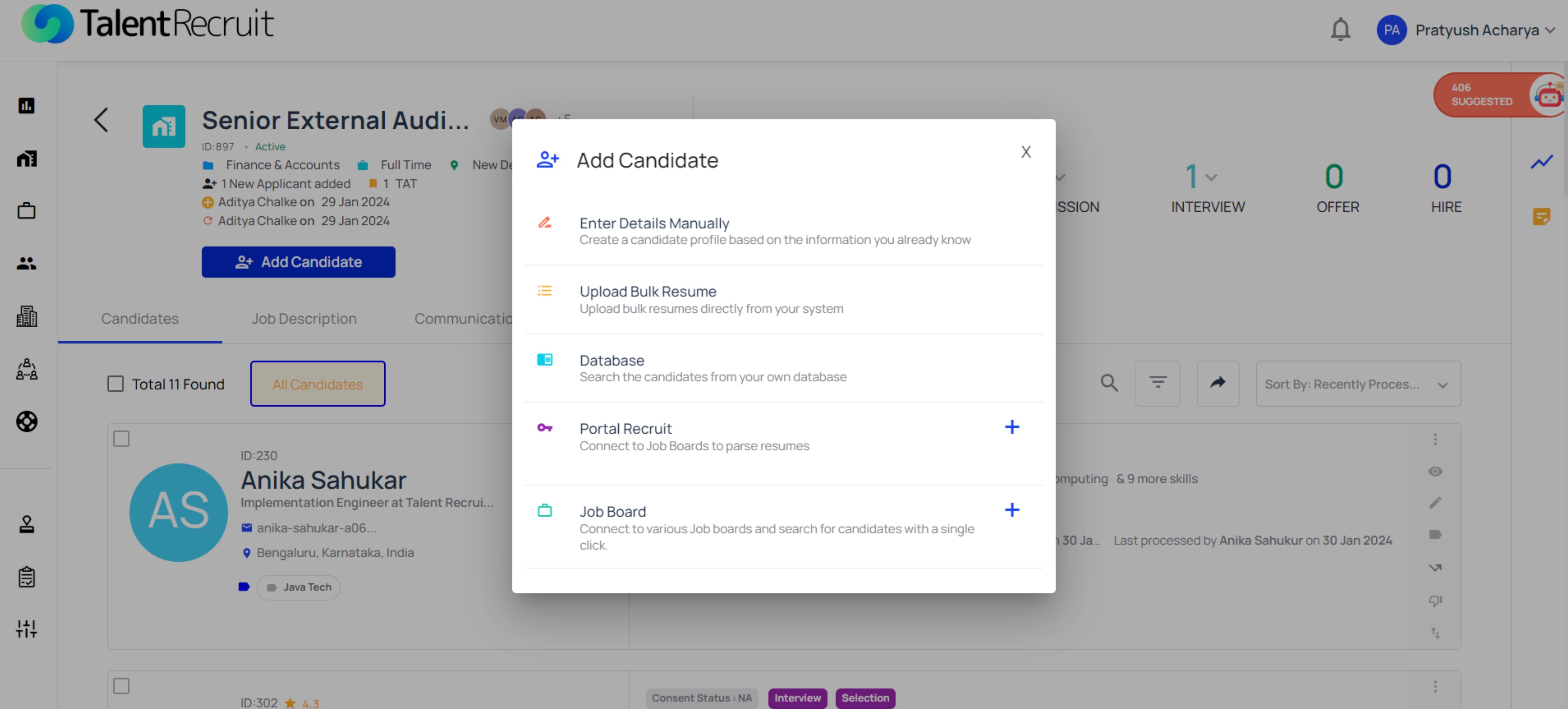 TalentRecruit screenshot & Video
