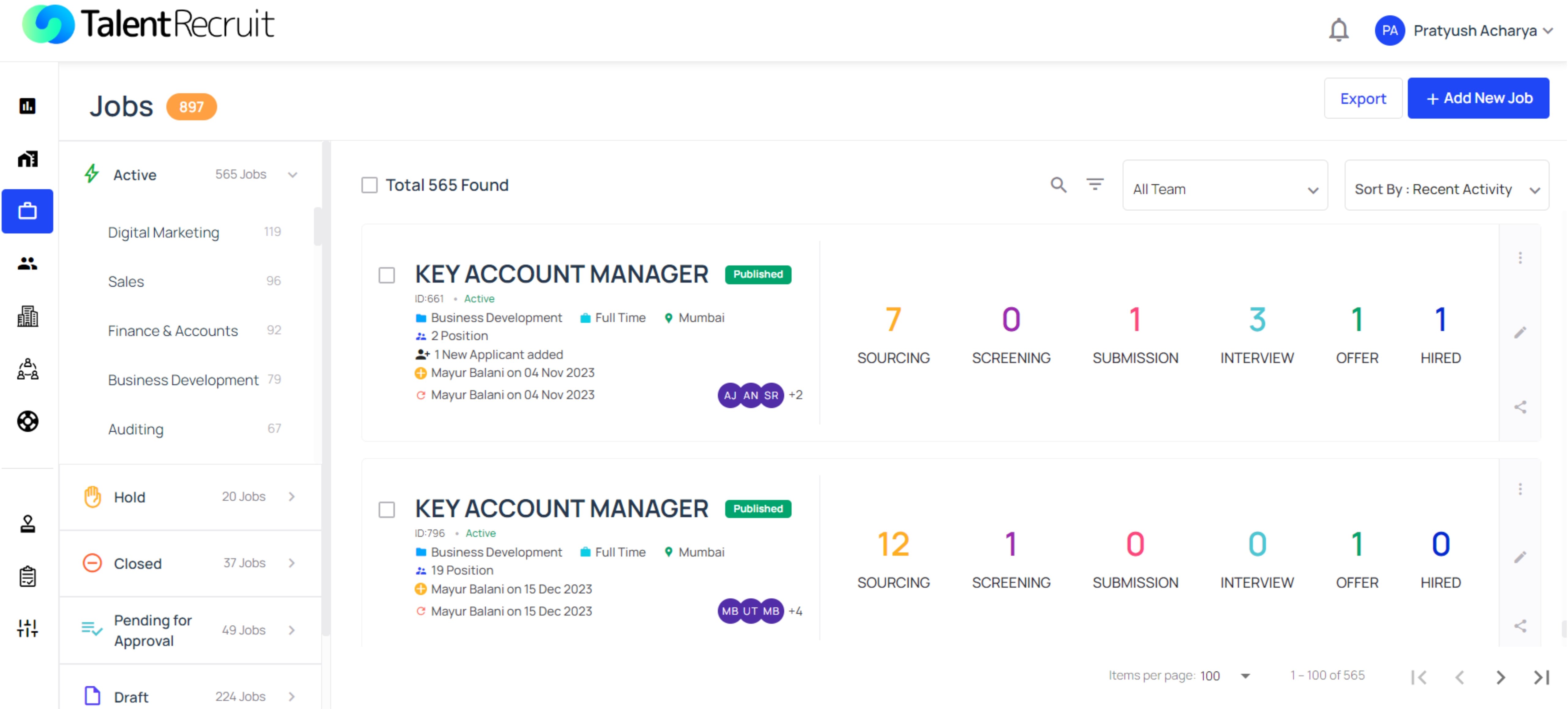 TalentRecruit screenshot & Video