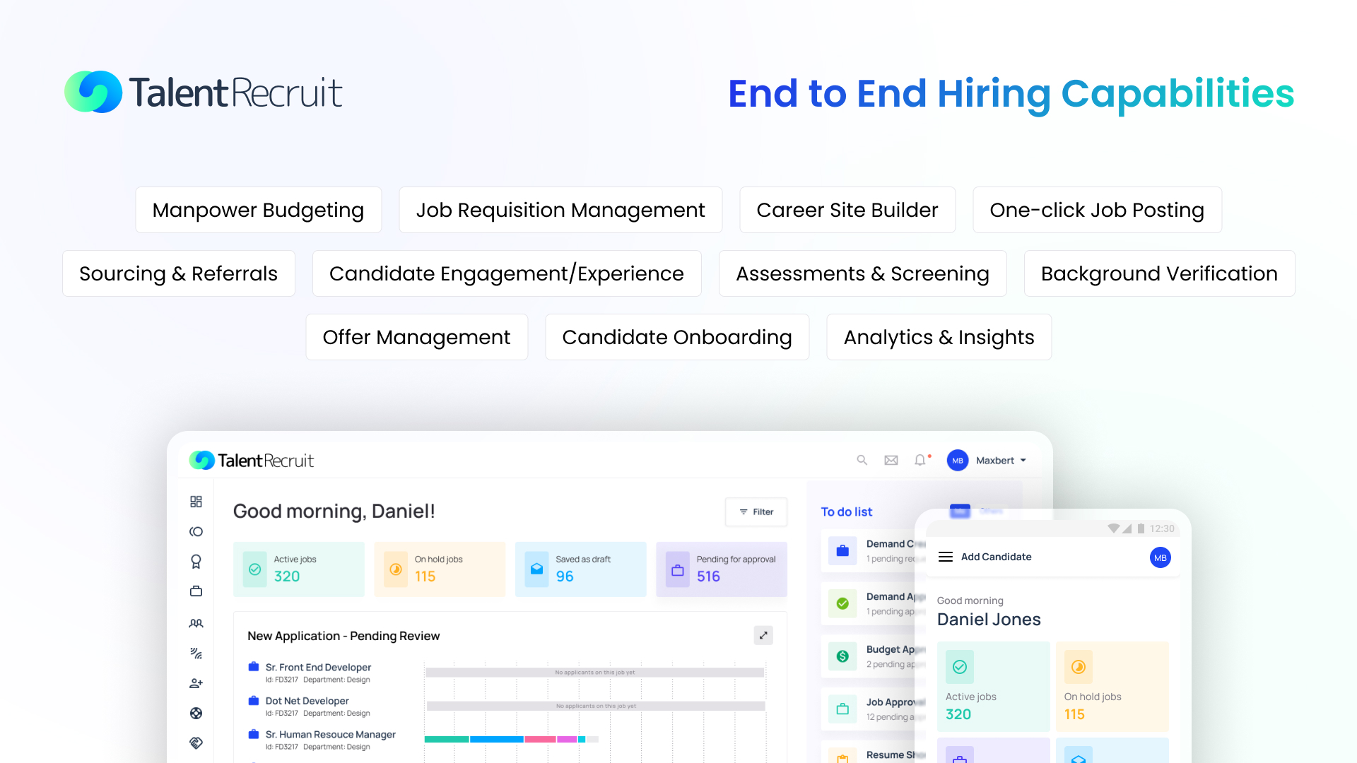 TalentRecruit Screenshot