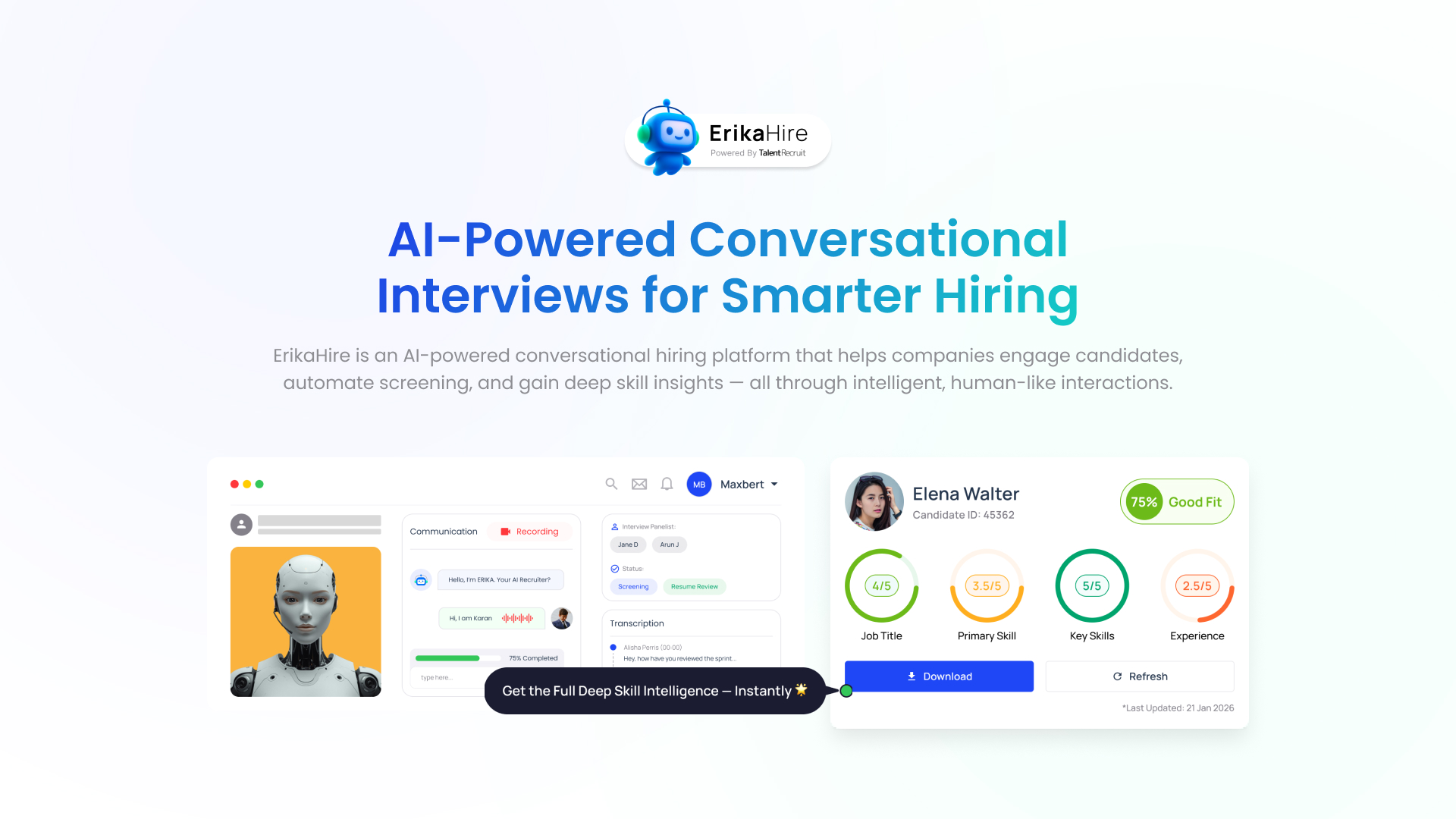 TalentRecruit Screenshot