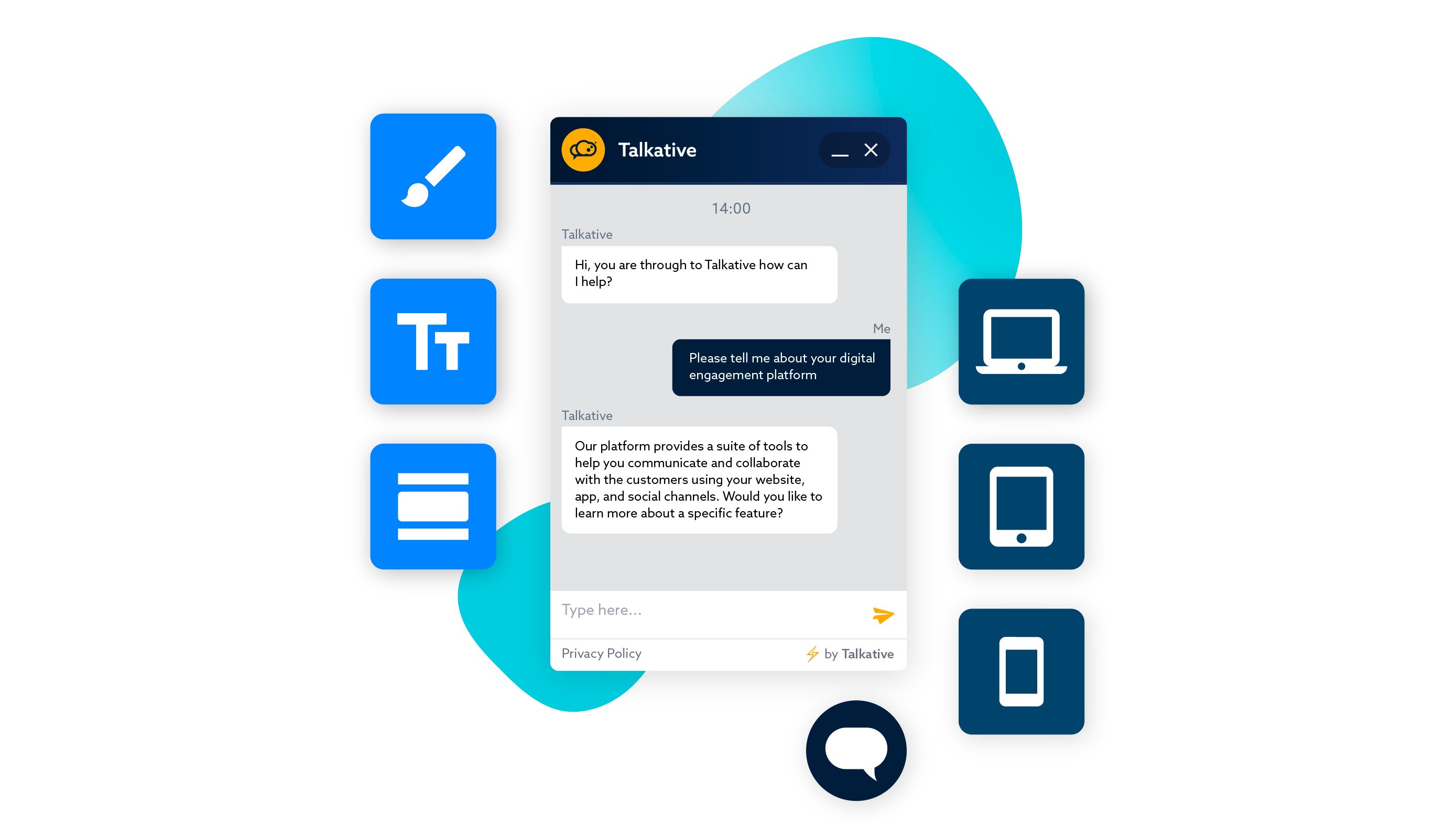 Talkative screenshot & Video