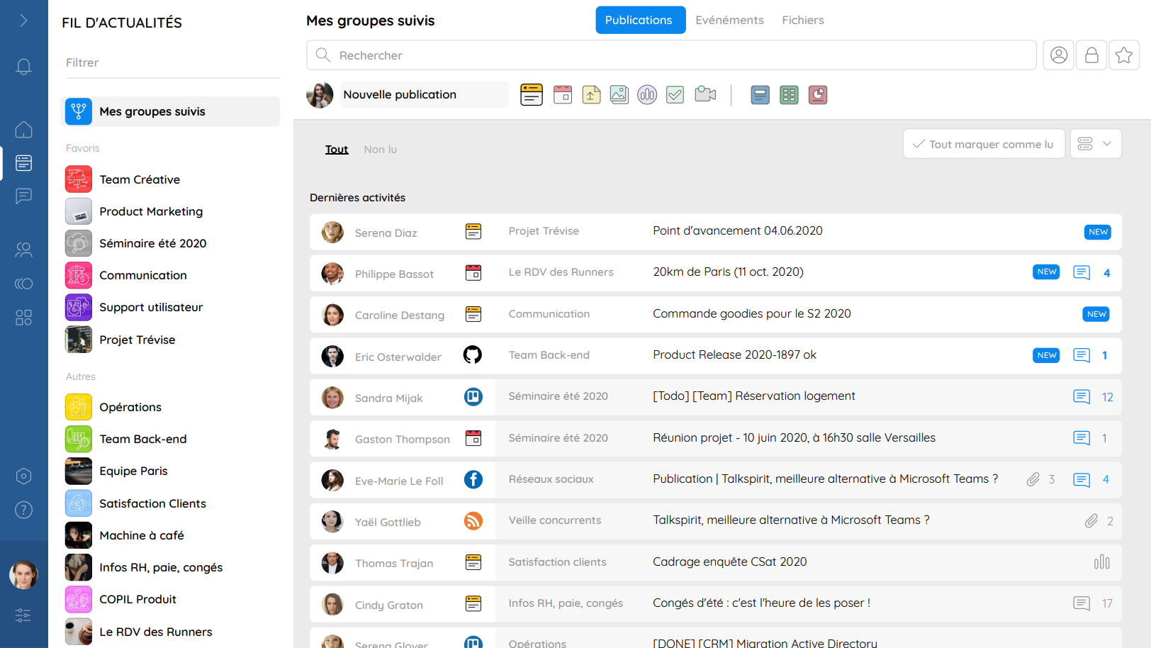 Talkspirit Screenshot