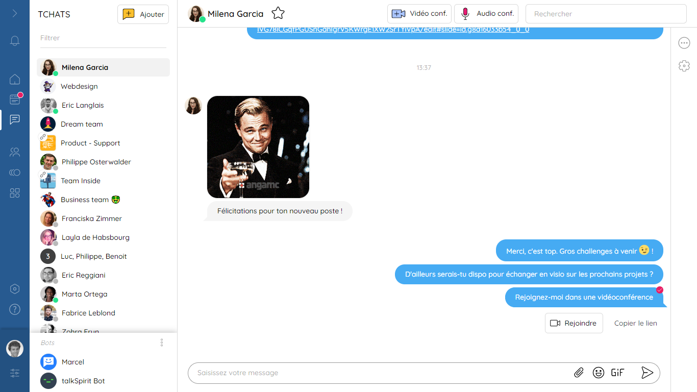Talkspirit Screenshot