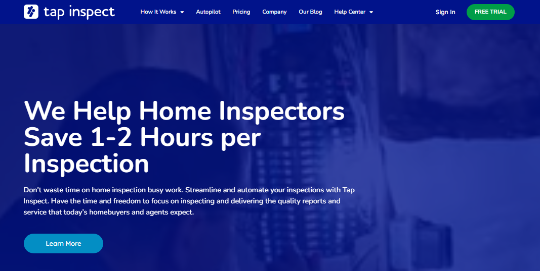 Tap Inspect Screenshot