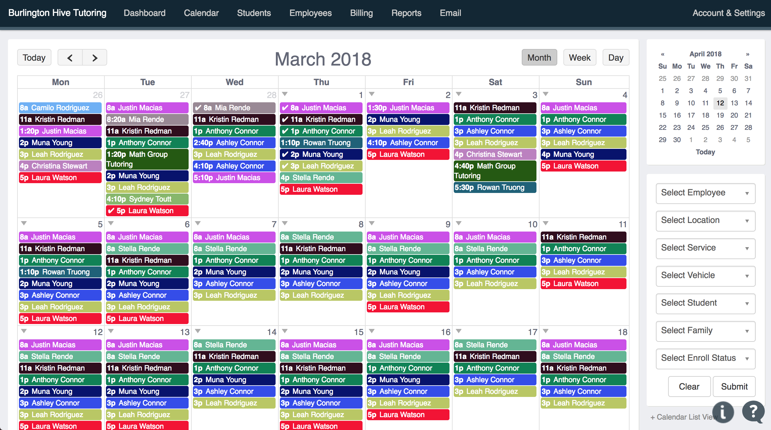 Teachworks Screenshot