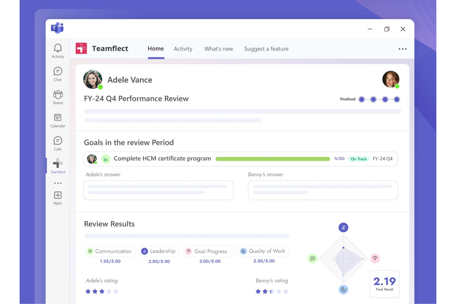 Teamflect Screenshot