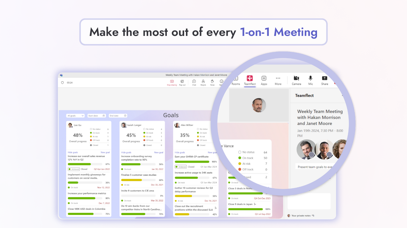 Teamflect screenshot & Video