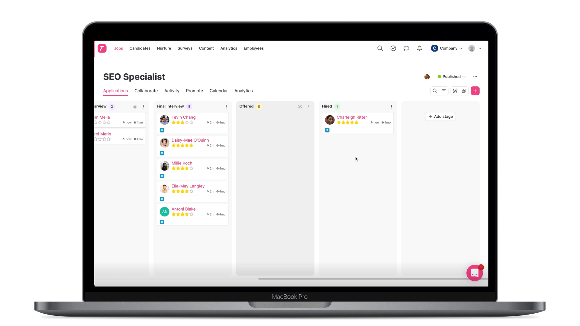 Teamtailor screenshot & Video