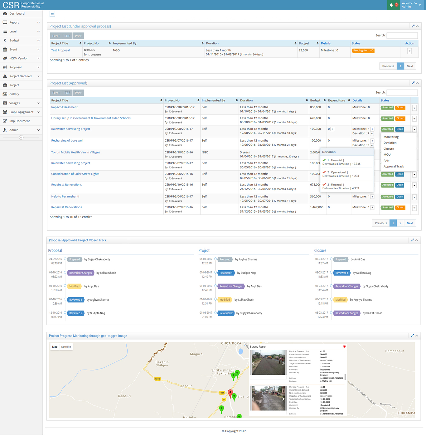 TechCSR Screenshot