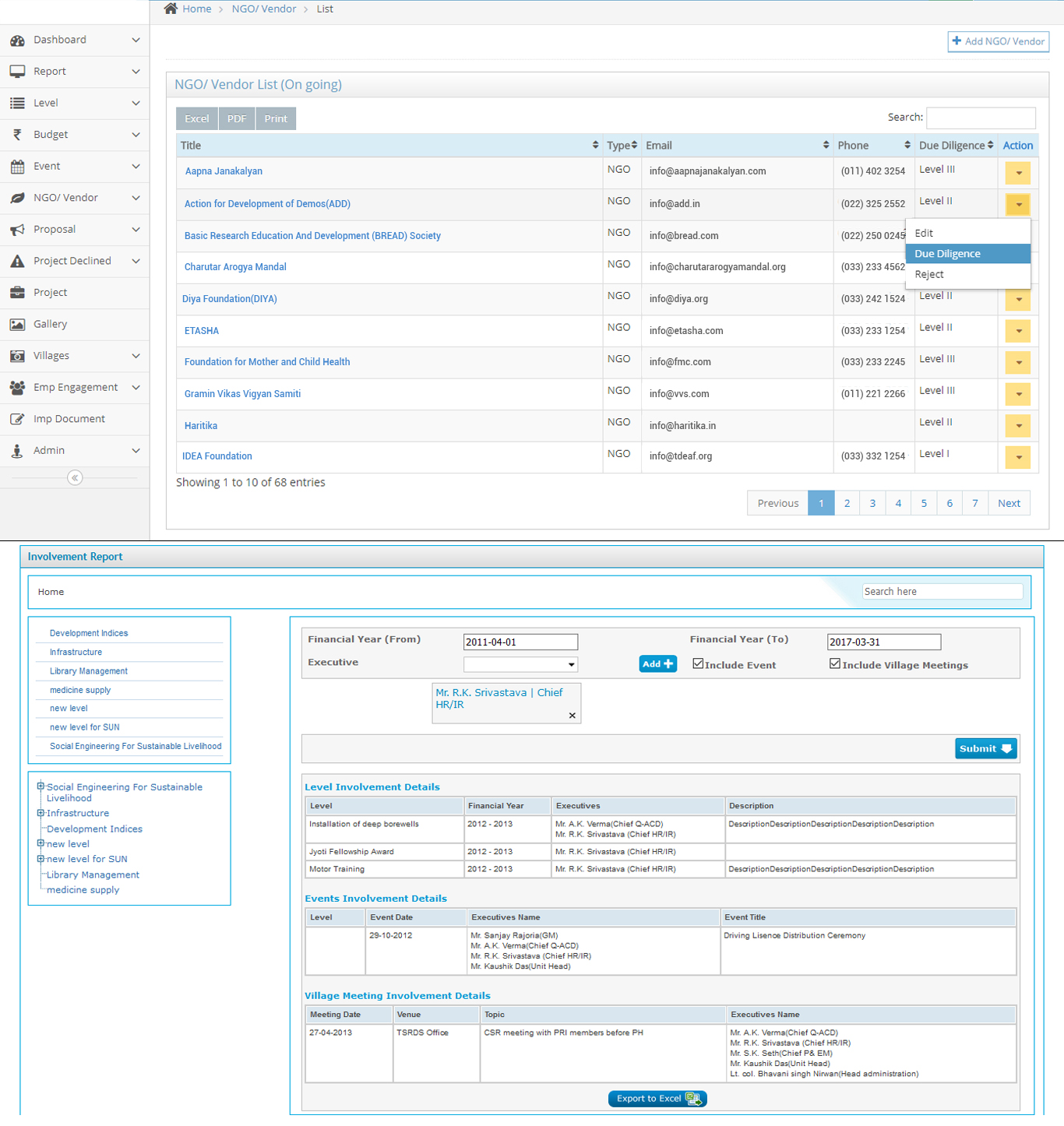 TechCSR Screenshot
