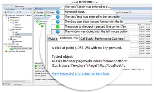 TestComplete Screenshot