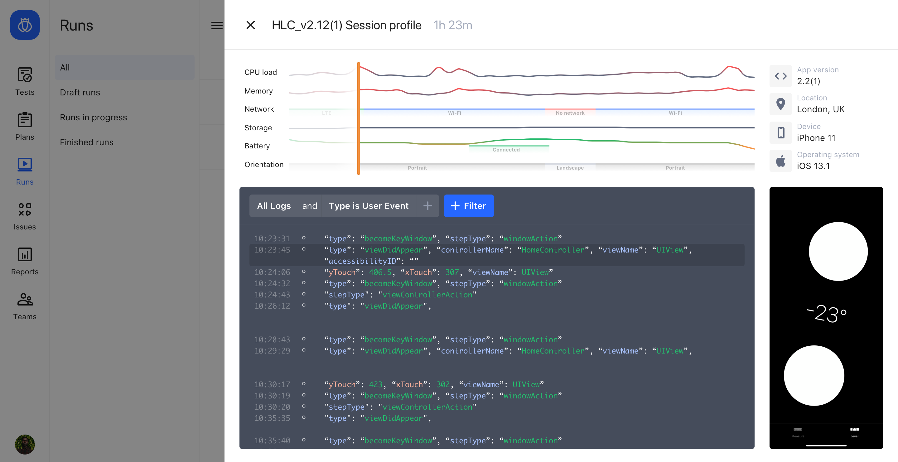 Testlio Screenshot