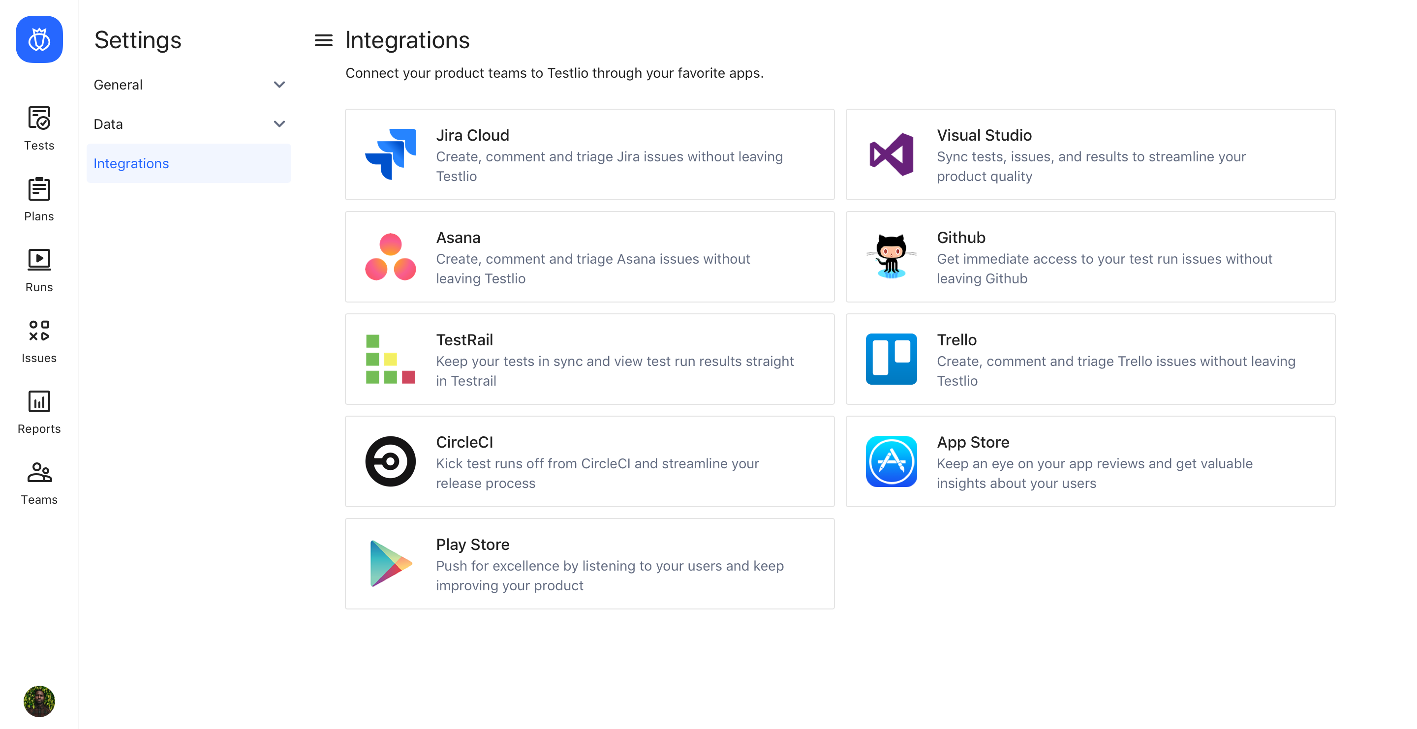 Testlio Screenshot
