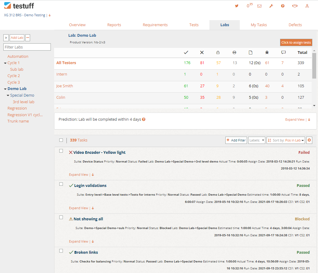 Testuff Screenshot